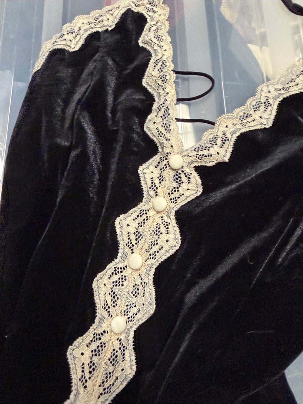 Velvet bodysuit - Picture 4 of 6